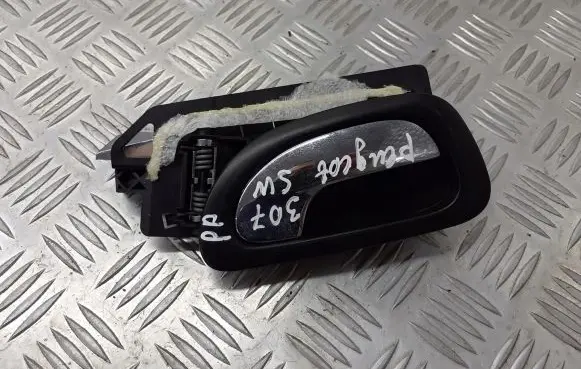 Peugeot 307 Rear door interior handle trim 9643604477