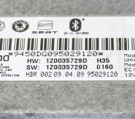 Seat Leon (1P) Bluetooth control unit module 1Z0035729D