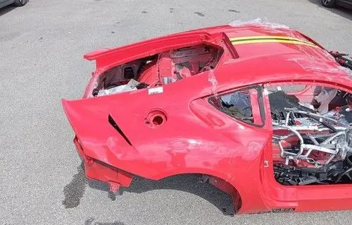 Ferrari 296 GTB Rear bumper corner part panel trim 985813585