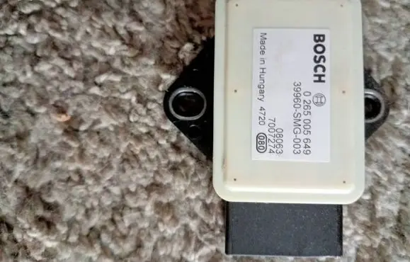 Honda Civic ESP acceleration yaw rate sensor 39960smg003