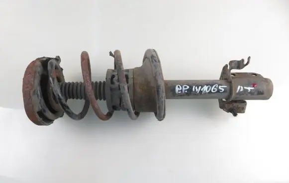 Front shock absorber with coil spring