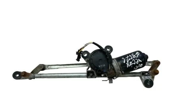 Front wiper linkage and motor