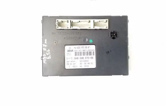 Mercedes-Benz S W221 Air conditioning/heating control unit A2218709987