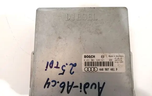 Audi A6 S6 C4 4A Engine control unit/module 0281001320 4A0907401P