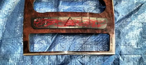 Mercedes-Benz ML W164 Climate control/heater control trim 