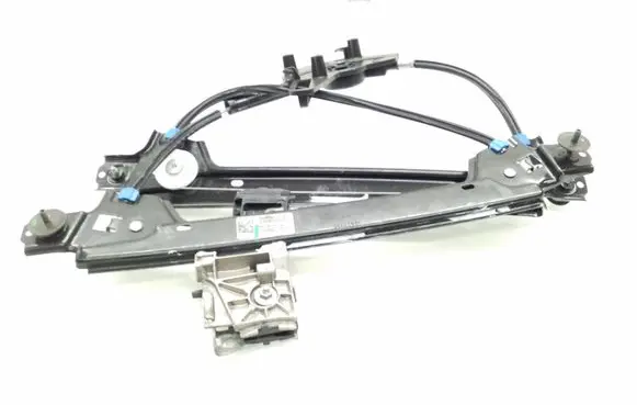 Rear window lifting mechanism without motor