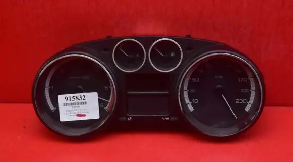Peugeot 308 Speedometer (instrument cluster) 9665107480