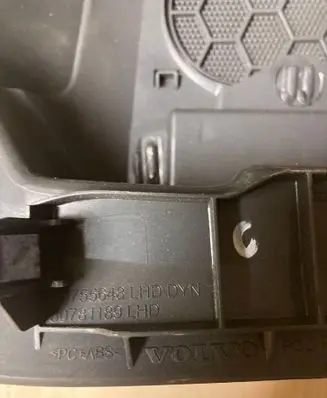 Dash center speaker trim cover
