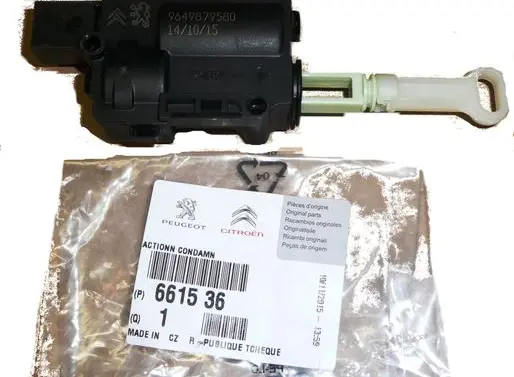 Peugeot 1007 Central locking motor 661536 9649879580