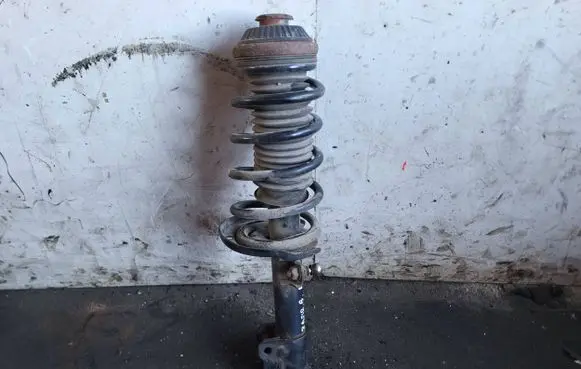 Front shock absorber with coil spring