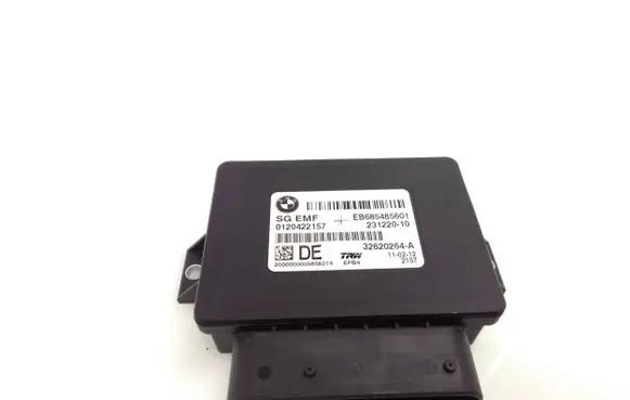 BMW 5 F10 F11 Hand brake control module 3262026 EB685485601 0120422157