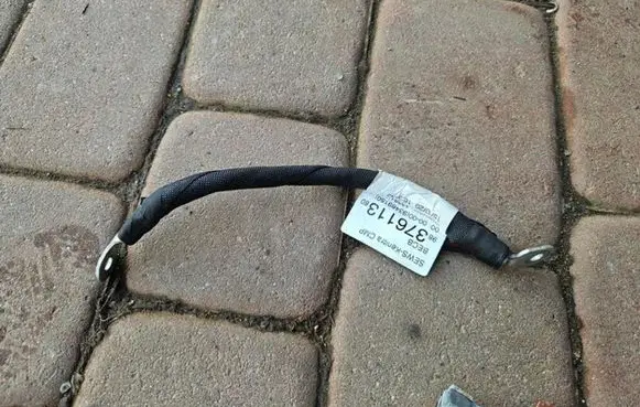 Opel Corsa F Negative earth cable (battery) 9837611380