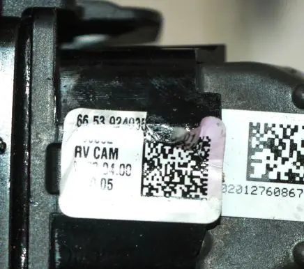 BMW 5 F10 F11 Reversing camera 9393953 9240351