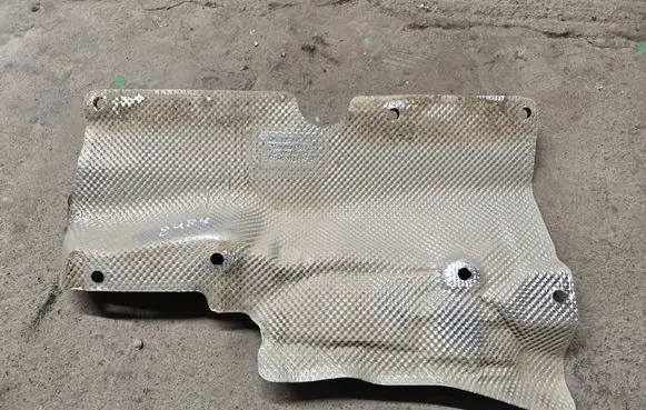 Heat shield in engine bay