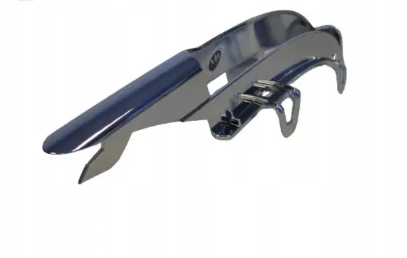 Mercedes-Benz S W221 Front bumper splitter molding A2218852723