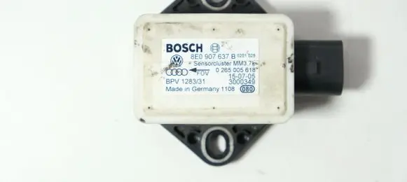 Audi A4 S4 B7 8E 8H ESP acceleration yaw rate sensor 8E0907637B