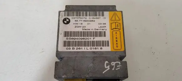 BMW 7 E65 E66 Airbag control unit/module 6940982 037075072 694098201F