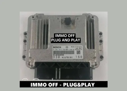 Fiat Ducato Engine control unit/module 51836090 0281015734 41U7B101