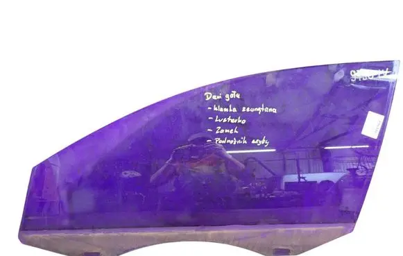 Volkswagen PASSAT B6 Front door window glass four-door