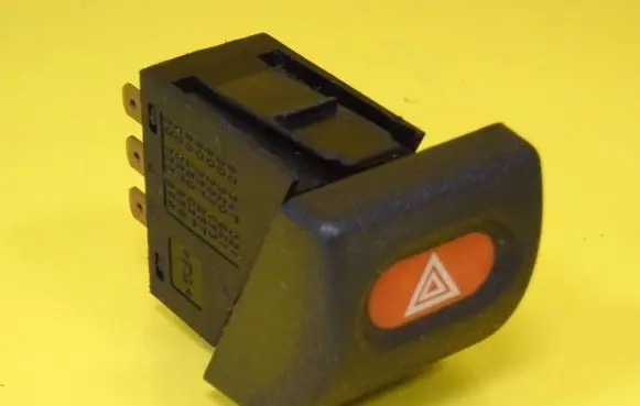 Opel Astra F Hazard light switch 90347821 90320621