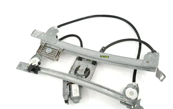 Opel Tigra B Front door window regulator with motor 93162241