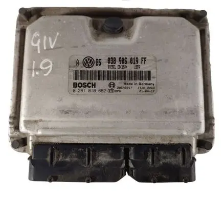 Volkswagen Golf IV Engine control unit/module 038906019FF 0281010662 20S45019