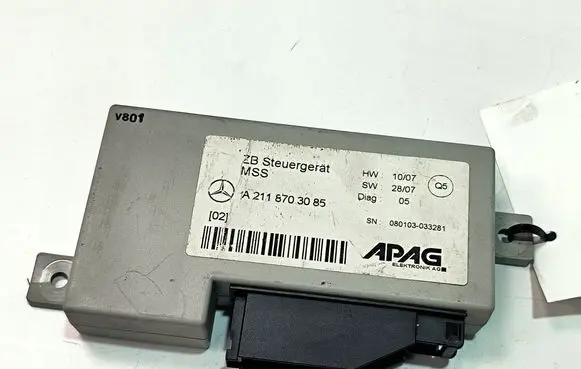 Mercedes-Benz E W211 Central body control module A2118703085