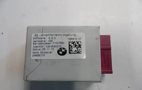 BMW 2 F46 Seat control module 7396812 10816060010 F1007650