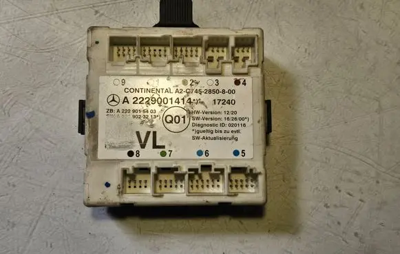 Mercedes-Benz C W205 Door control unit/module A2229001414