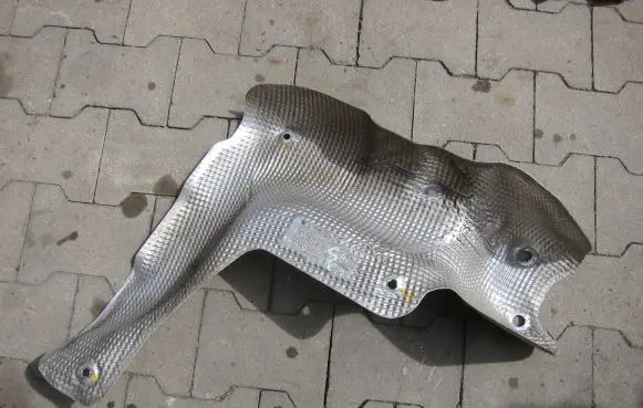 Citroen C4 II Picasso Exhaust heat shield 9675516480