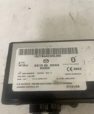Mazda 6 Bluetooth control unit module GS1D66DHXA