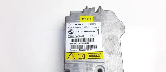 BMW 1 E81 E87 Airbag control unit/module 9184432 M5113