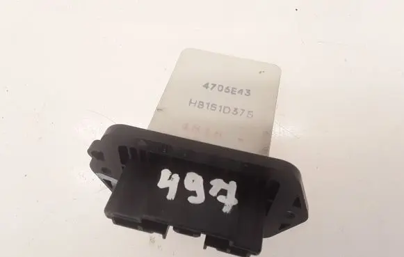Mazda 2 Heater blower motor/fan resistor HB151D651 4706E43 HM420040B