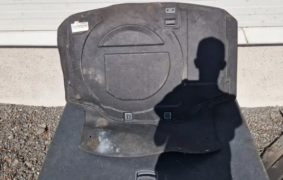 Mercedes-Benz C W204 Trunk/boot floor carpet liner A2046801442