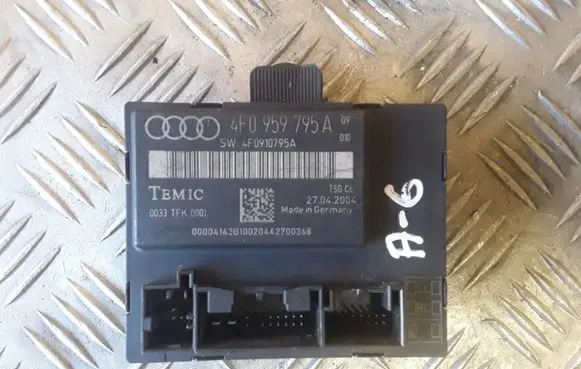 Audi A6 S6 C6 4F Door control unit/module 4F0959795A 4F0910795A 0033TFK0001
