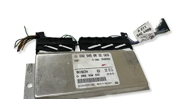 Mercedes-Benz E W211 ESP (stability system) control unit 0325456632 DKE842024386 0265109512