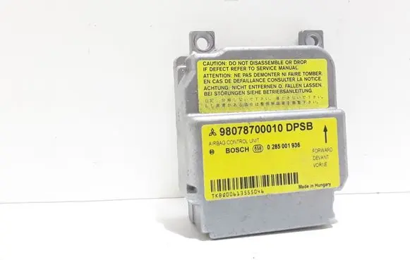 Mitsubishi Colt CZ3 Airbag control unit/module 98078700010 0285001936