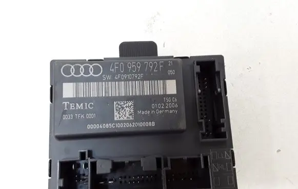 Audi A6 S6 C6 4F Door control unit/module 4F0959792F