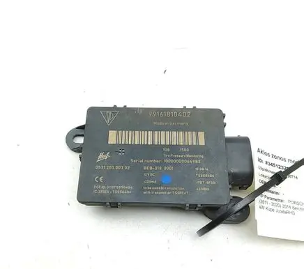 Porsche 911 991 Tire pressure control unit 99161810402