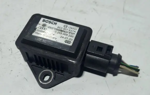 Audi A6 S6 C5 4B ESP acceleration yaw rate sensor 8E0907637A 0265005245 0020457