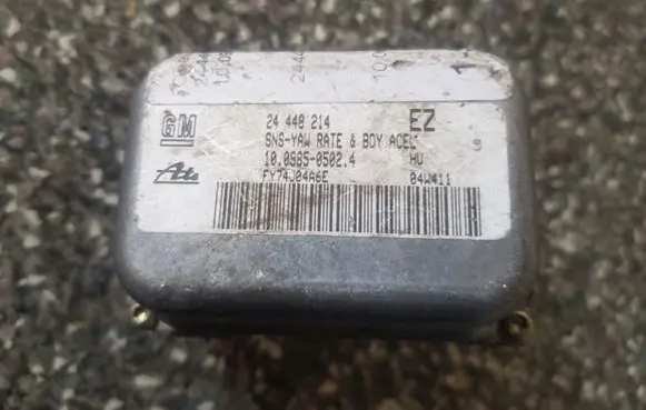 Opel Astra H ESP acceleration yaw rate sensor 24448214