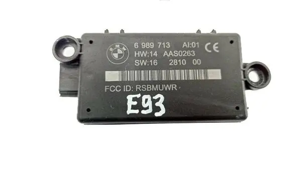 BMW 3 E92 E93 Alarm control unit/module 6989713 AAS0263 16281000