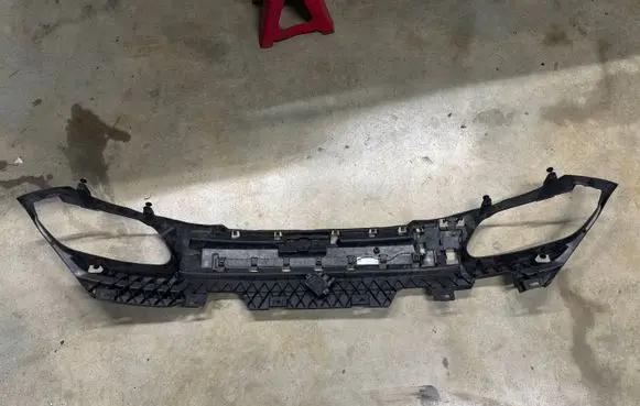Rear bumper support beam