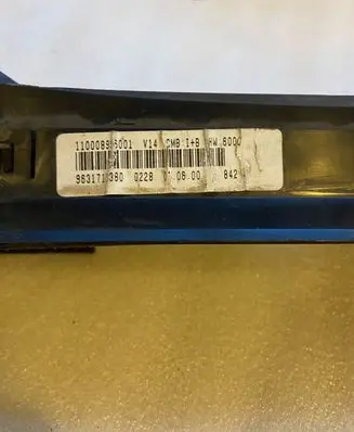 Citroen Xsara Picasso Speedometer (instrument cluster) 963171380