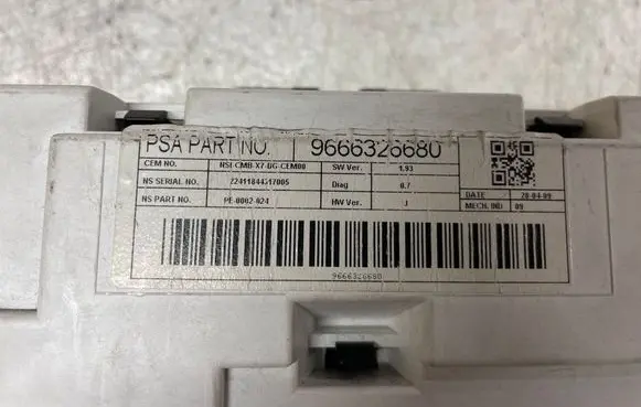 Citroen C5 Speedometer (instrument cluster) 9666326680 22411844317005