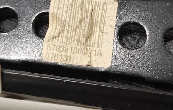 Saab 9-5 Rear seatbelt 570381900 070131