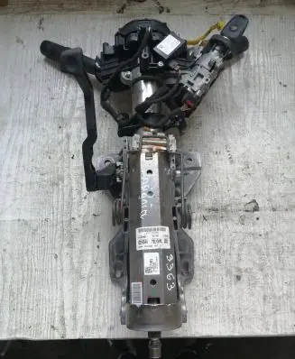 Steering wheel axle set
