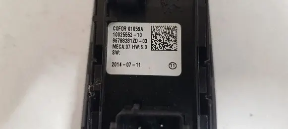 Peugeot 308 Electric window control switch 96788281ZD 1002555210