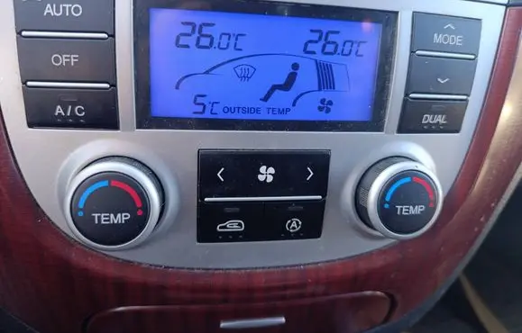 Hyundai Santa Fe Climate control unit 972502B432 972502BXXX