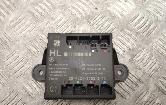 Mercedes-Benz C W204 Door control unit/module A2129004106